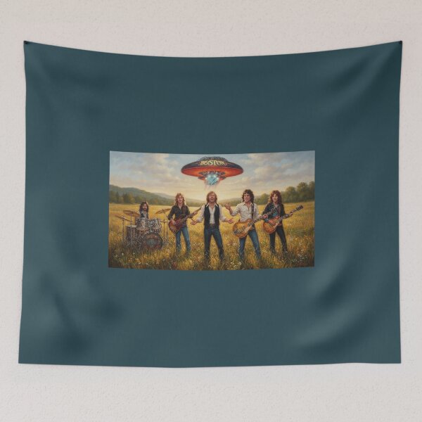 Item preview, Boston Band Painting Poster designed and sold by Halifaxartguy.