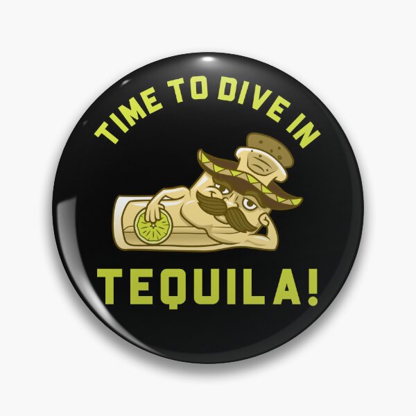 Item preview, Time To Dive In Tequila Funny designed and sold by BejcarGraphics.