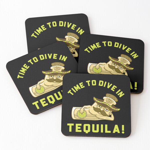 Item preview, Time To Dive In Tequila Funny designed and sold by BejcarGraphics.