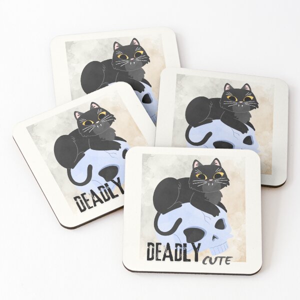 Item preview, Deadly Cute Skull Cat designed and sold by monika-arthing.