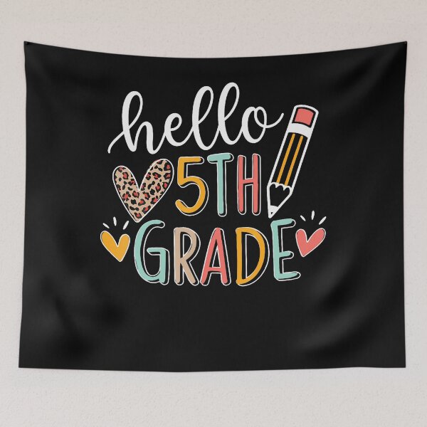 Item preview, Hello 5Th Grade Shirts Kids Girl Teacher Back To School 2026 designed and sold by ripgoatclothing.