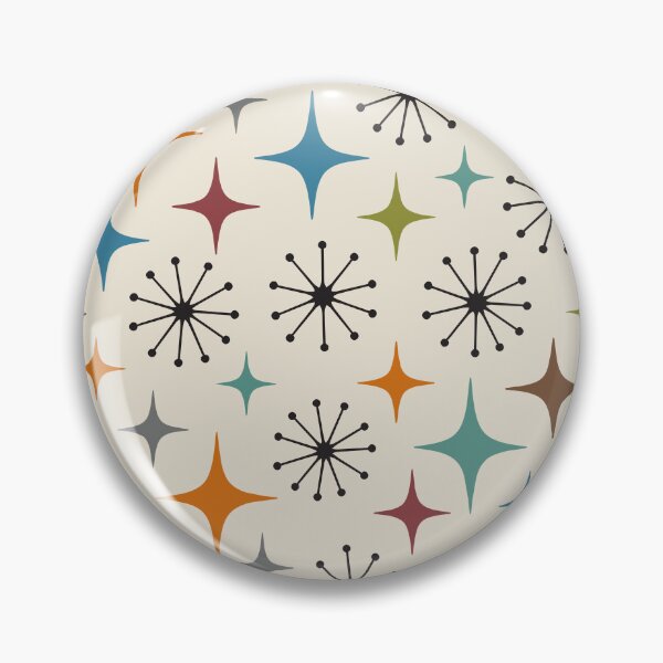 Item preview, Retro Mid Century Modern Atomic Starburst Pattern designed and sold by tonymagnerart.