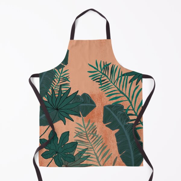Item preview, Artisan Tropical Fan Palm & Banana Leaf Illustration designed and sold by altastudio.