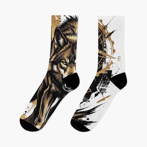 Item preview, Golden Instincts Vector Wolf designed and sold by GabeMountainArt.