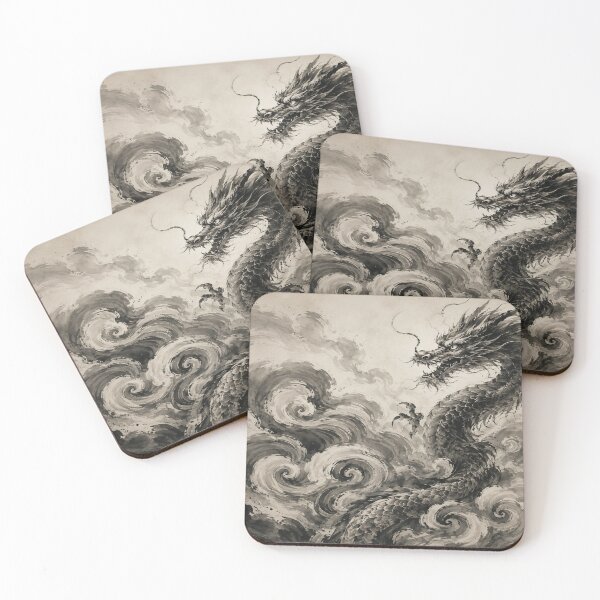 Item preview, Ascending Dragon – Rising Through the Clouds designed and sold by UTA-UTA.