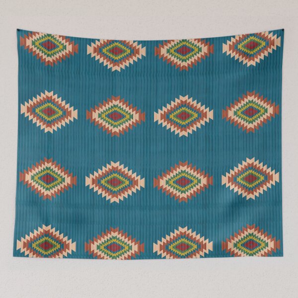 Item preview, All Over Southwestern Boho Diamond Geometric Pattern designed and sold by Momoko-Hikaru.