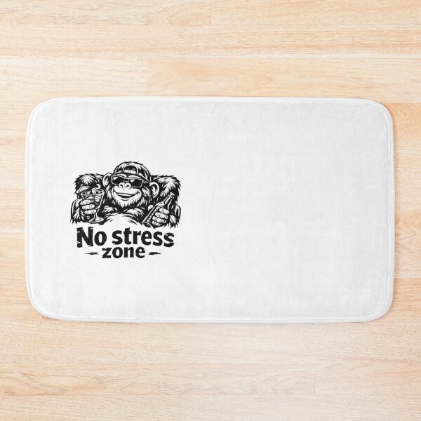 Item preview, No Stress Zone – Chill Gorilla Cartoon Design designed and sold by Cabrasco.
