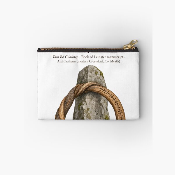 Item preview, Cú Chulainn's Ogham Ring — Irish Mythology Art Print designed and sold by The Painted Fence.