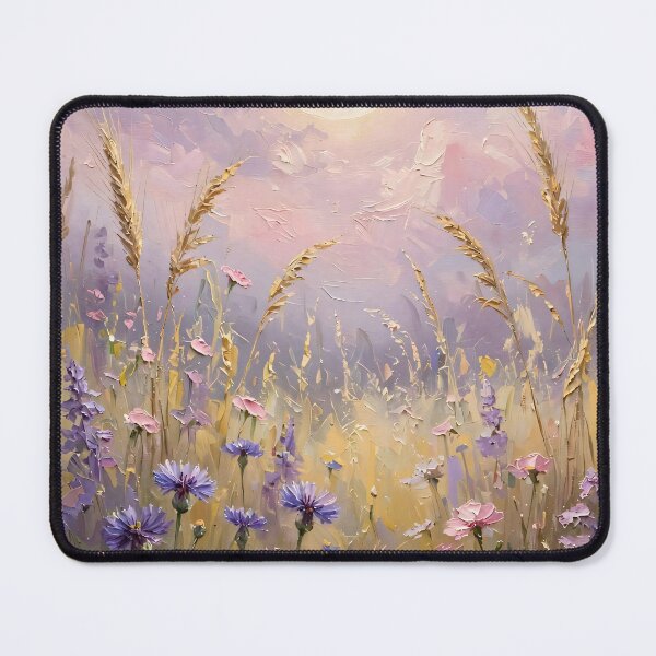 Item preview, Moonlit Wildflower Meadow - Full Moon And Purple Wildflowers designed and sold by Jozefin's Studio.
