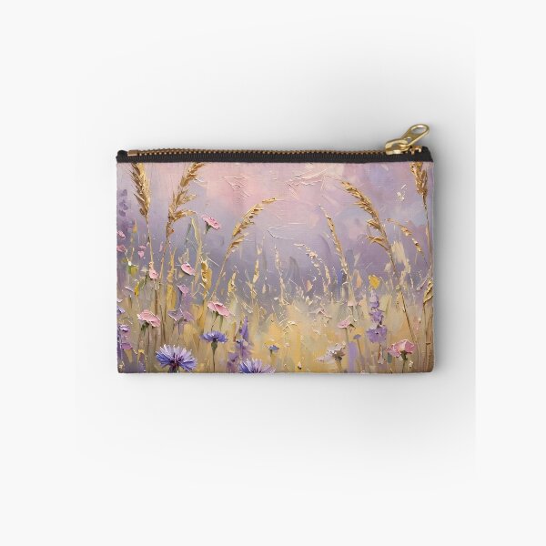 Item preview, Moonlit Wildflower Meadow - Full Moon And Purple Wildflowers designed and sold by Jozefin's Studio.