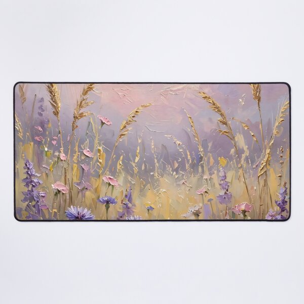 Item preview, Moonlit Wildflower Meadow - Full Moon And Purple Wildflowers designed and sold by Jozefin's Studio.
