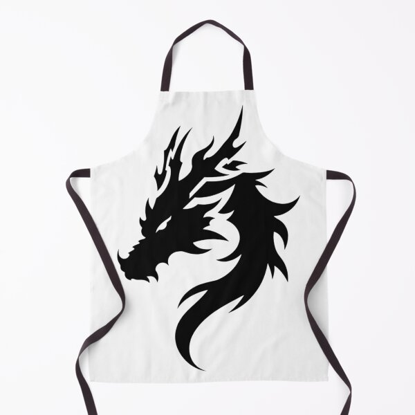 Item preview, Large Black Dragon Silhouette Tribal Tattoo Art designed and sold by The Last Emperor Saga - Store.