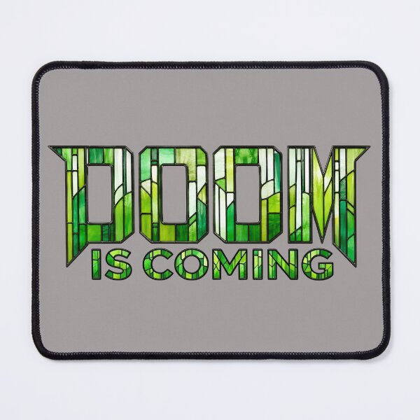 Item preview, DOOM IS COMING Stainglass Effect - Avengers Doomsday designed and sold by Presents For The Dead.