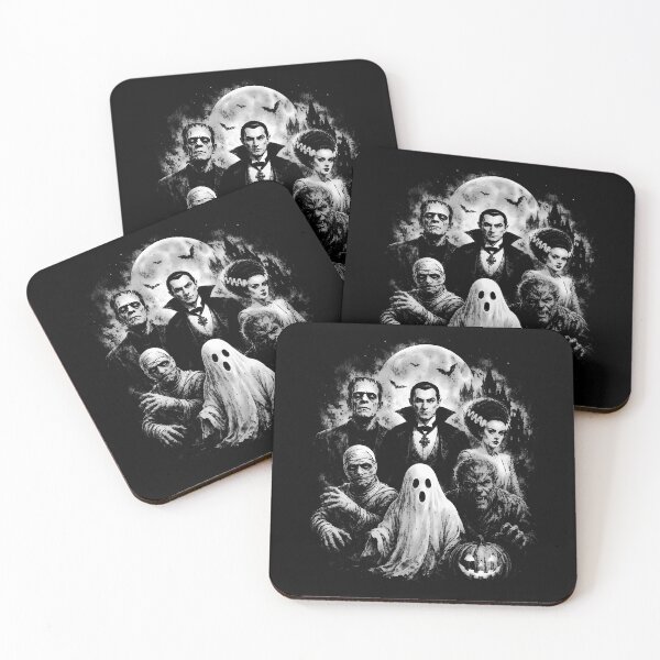 Item preview, Vintage 90S Monster Mash Ghost Vampire Horror Movies Lovers designed and sold by ripgoatclothing.