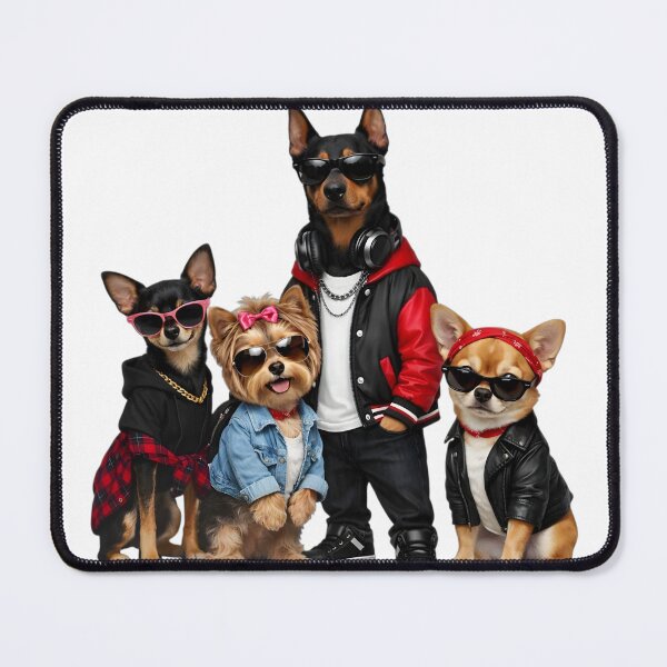 Item preview, Fashionable dogs in urban streetwear designed and sold by Agnisherl.