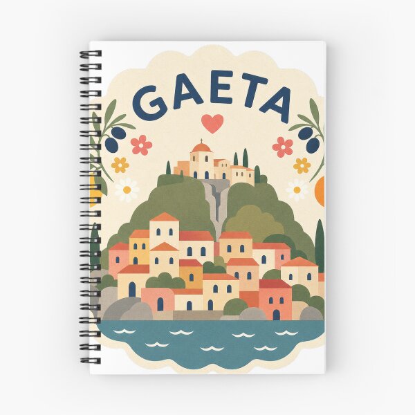 Item preview, Gaeta Italy Travel Souvenir Modern Folk Art designed and sold by VisualArtsOasis.