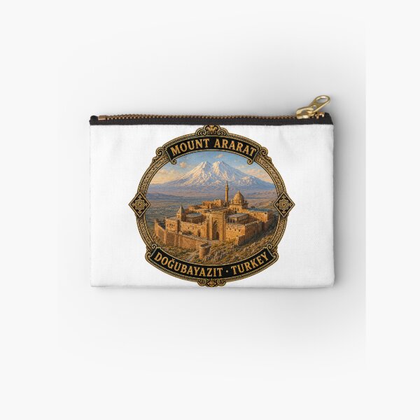 Item preview, Mount Ararat Ishak Pasha Palace Vintage Travel Badge Sticker | Doğubayazıt Turkey Souvenir designed and sold by DreamPaw Studio.