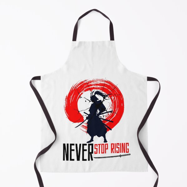 Item preview, Never Stop Rising Japanese Samurai Warrior Red Sun Aesthetic designed and sold by SK ArtNest.
