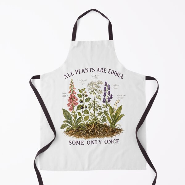 Item preview, All Plants Are Edible Some Only Once Funny Botany Gardening designed and sold by ripgoatclothing.