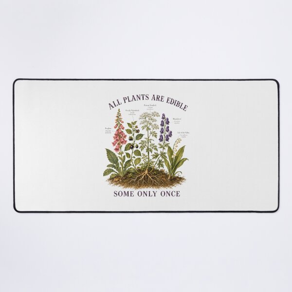 Item preview, All Plants Are Edible Some Only Once Funny Botany Gardening designed and sold by ripgoatclothing.