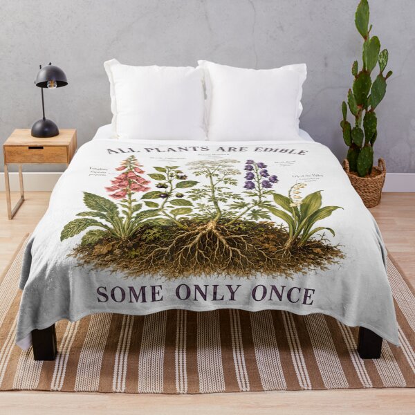 Item preview, All Plants Are Edible Some Only Once Funny Botany Gardening designed and sold by ripgoatclothing.