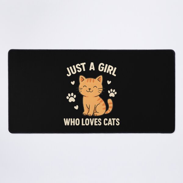 Item preview, Just A Girl Who Loves Cats Cute Orange Tabby Mom Retro designed and sold by Photo-Sphere101.