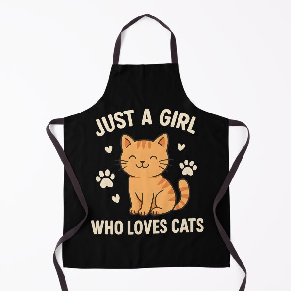 Item preview, Just A Girl Who Loves Cats Cute Orange Tabby Mom Retro designed and sold by Photo-Sphere101.