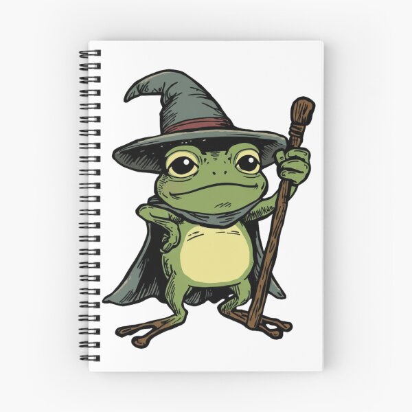 Item preview, Huzzah Frog Wizard - Cute Medieval DND Fantasy designed and sold by Aspecthub.