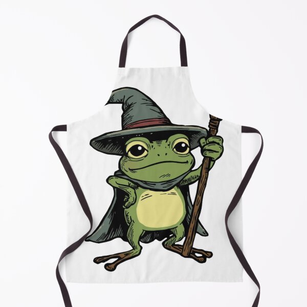 Item preview, Huzzah Frog Wizard - Cute Medieval DND Fantasy designed and sold by Aspecthub.