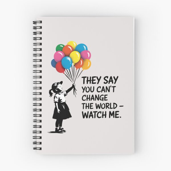 Item preview, Banksy - They say you can't change the world — watch me designed and sold by 123ks.