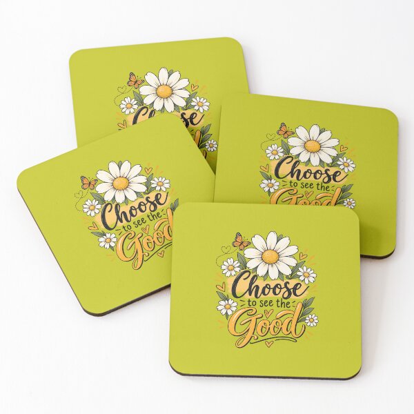 Item preview, Choose to See the Good – Daisy Quote Design designed and sold by     GoodVibe Prints.