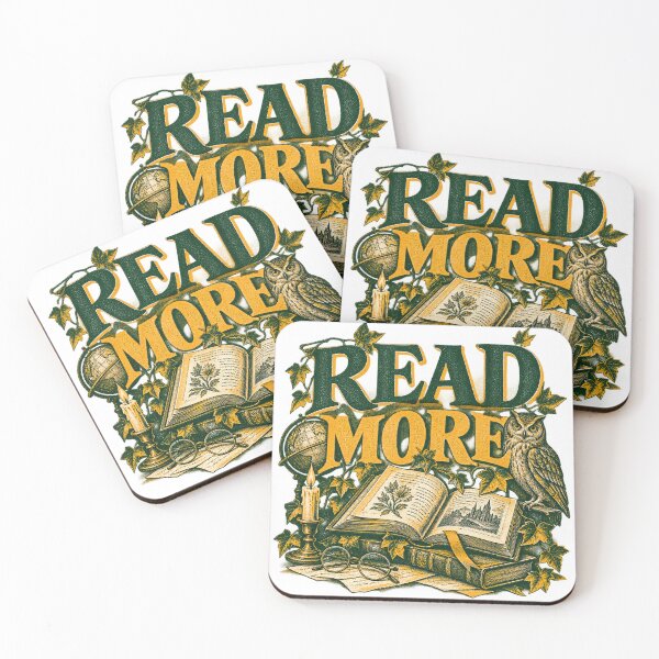 Item preview, Read More Dark Academia Vintage Book Owl Overprint Art designed and sold by Mdozet.