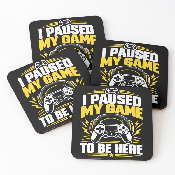Item preview, I Paused My Game To Be Here, Funny Gamer T-Shirt, Gaming Humor designed and sold by mraihan.