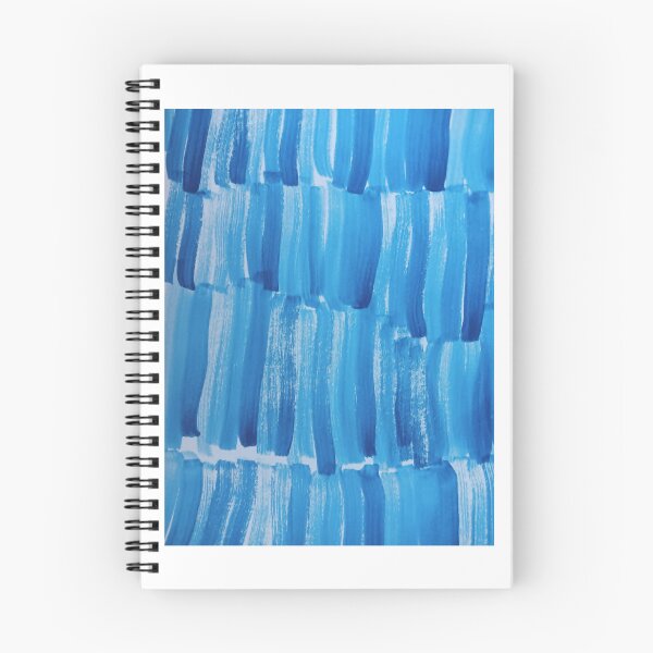 Item preview, Watercolor blue tiles impressionist expression light strokes vertical designed and sold by antimotivational.