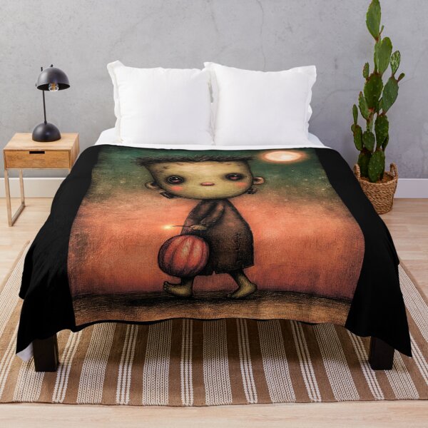 Item preview, Frankenstein's Monster and the Moon. Halloween. designed and sold by MagelliShop.