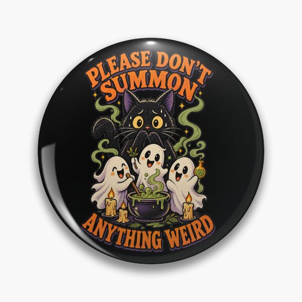 Item preview, Please Don't Summon Anything Weird Halloween Ghosts designed and sold by SquatchPrintsCo.