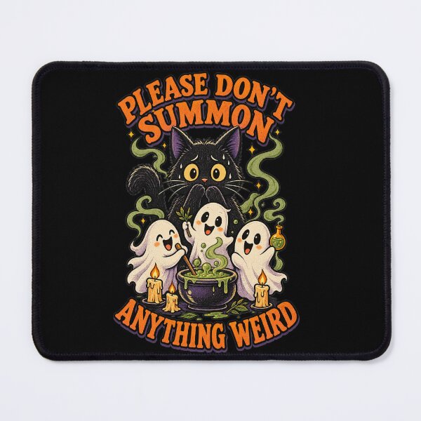 Item preview, Please Don't Summon Anything Weird Halloween Ghosts designed and sold by SquatchPrintsCo.
