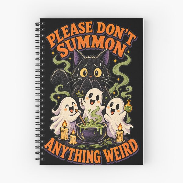 Item preview, Please Don't Summon Anything Weird Halloween Ghosts designed and sold by SquatchPrintsCo.