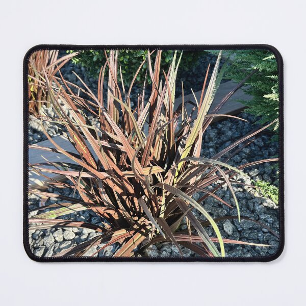Item preview, ⁠Red Flax Ornamental Grass Garden Landscape Photography⁠ designed and sold by Julia9632.