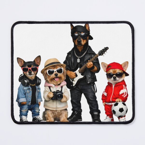 Item preview, Fashionable dogs in urban streetwear designed and sold by Agnisherl.