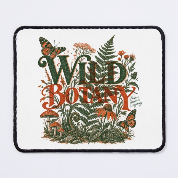 Item preview, Wild Botany Vintage Fern Wildflower Overprint Art designed and sold by Mdozet.