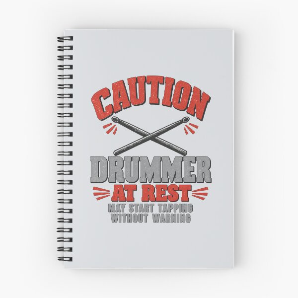 Item preview, CAUTION Drummer At Rest – Funny Drummer Warning Design designed and sold by Williams Anderson.