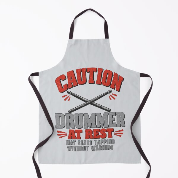 Item preview, CAUTION Drummer At Rest – Funny Drummer Warning Design designed and sold by Williams Anderson.