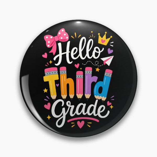 Item preview, Hello Third Grade Coquette Bow Girls Back To School designed and sold by ripgoatclothing.