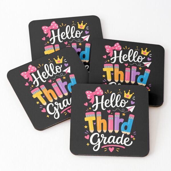 Item preview, Hello Third Grade Coquette Bow Girls Back To School designed and sold by ripgoatclothing.