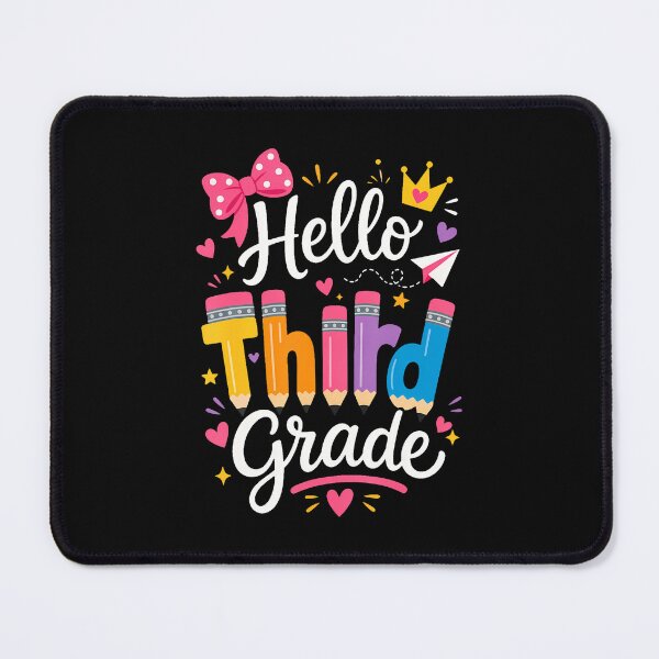 Item preview, Hello Third Grade Coquette Bow Girls Back To School designed and sold by ripgoatclothing.