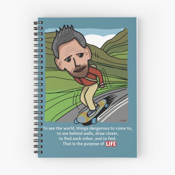Item preview, The Secret Life of Walter Mitty Iceland Skateboard Adventure Art designed and sold by westendkel.