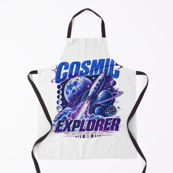 Item preview, Cosmic Explorer Retro Rocket Space Overprint Art designed and sold by Mdozet.