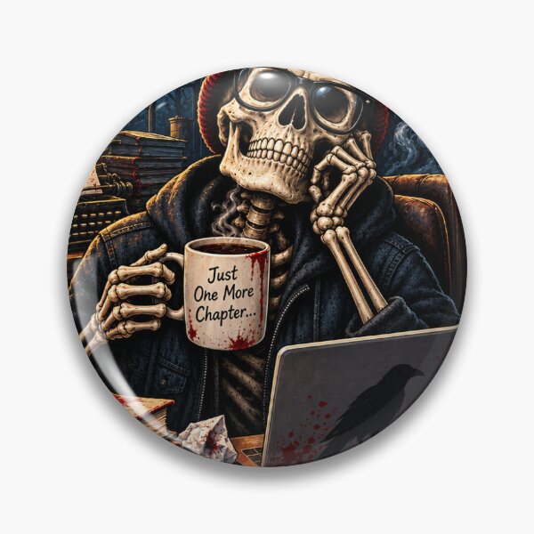 Item preview, Horror Author, Just One More Chapter designed and sold by Calamito.