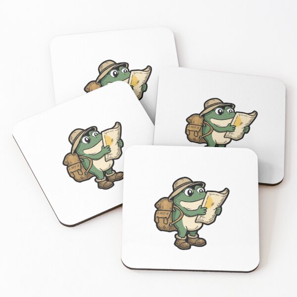 Item preview, Cute Adventurer Frog - Whimsical Travel Hiking  designed and sold by Aspecthub.